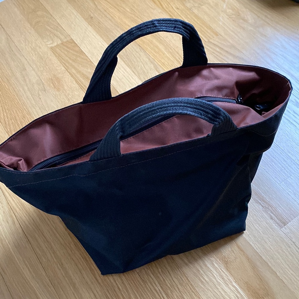 Hervé Chapelier two-tone nylon tote